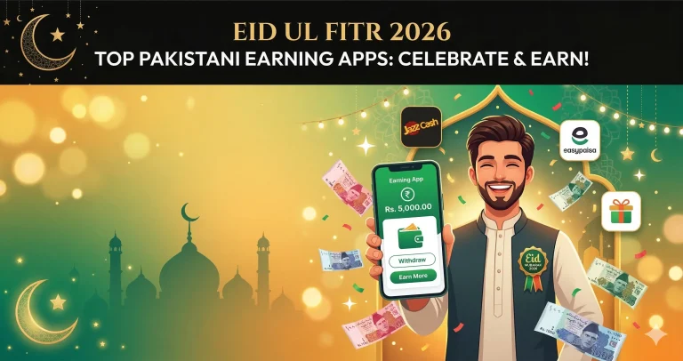 Eid Bonus Apps 2026 Pakistan — Collect Digital Eidi & Withdraw via JazzCash Easypaisa