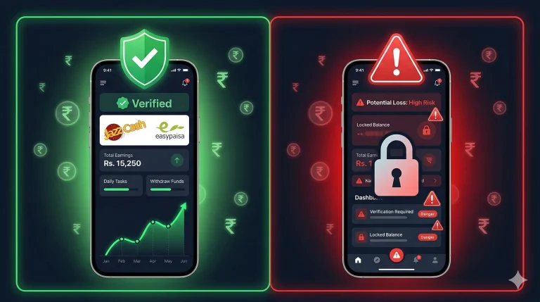 How to Tell if an Earning App is Real or Fake in Pakistan (2026 Checklist)
